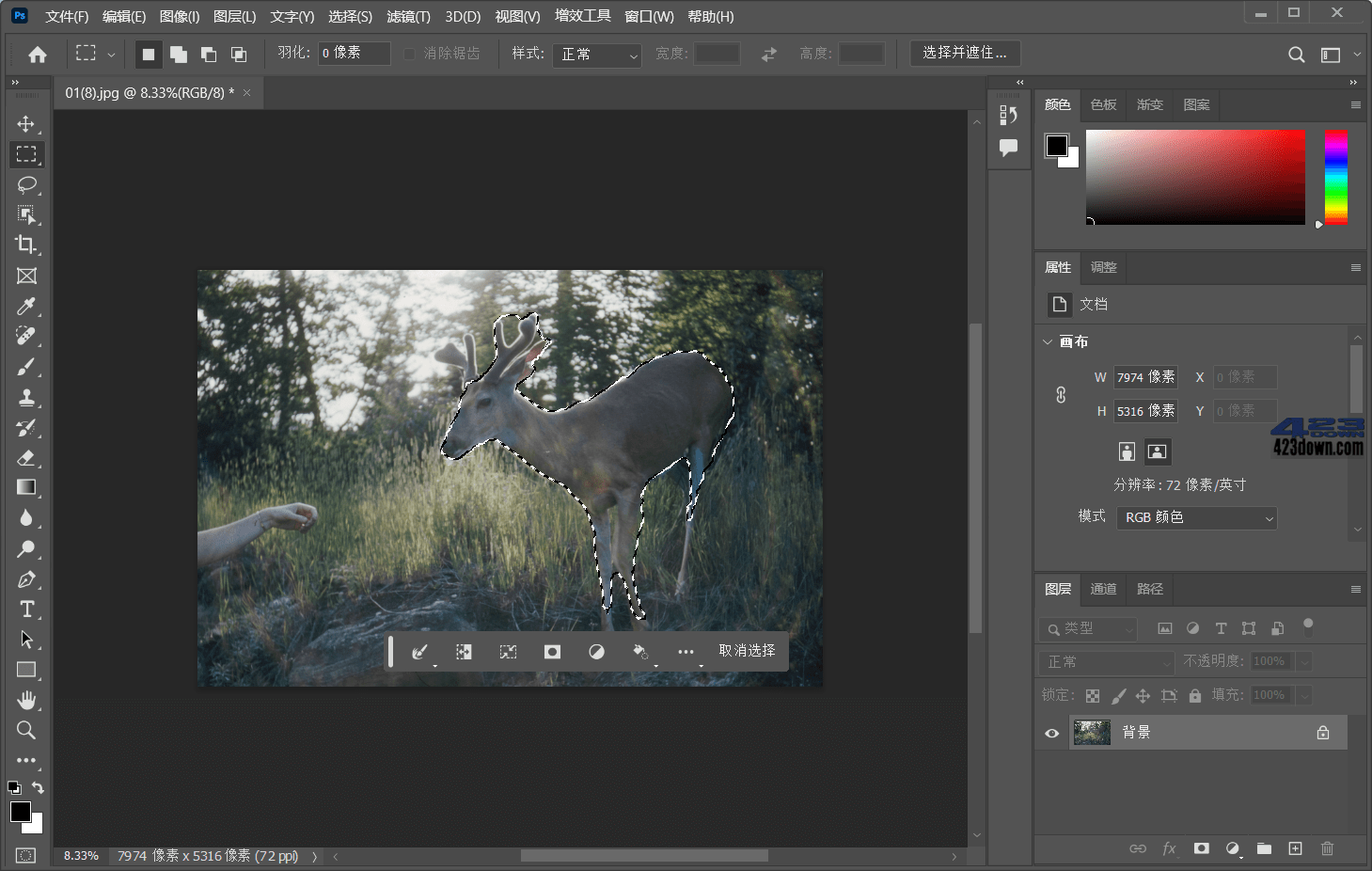 Photoshop 2023精简版_v24.7.1_绿色便携版