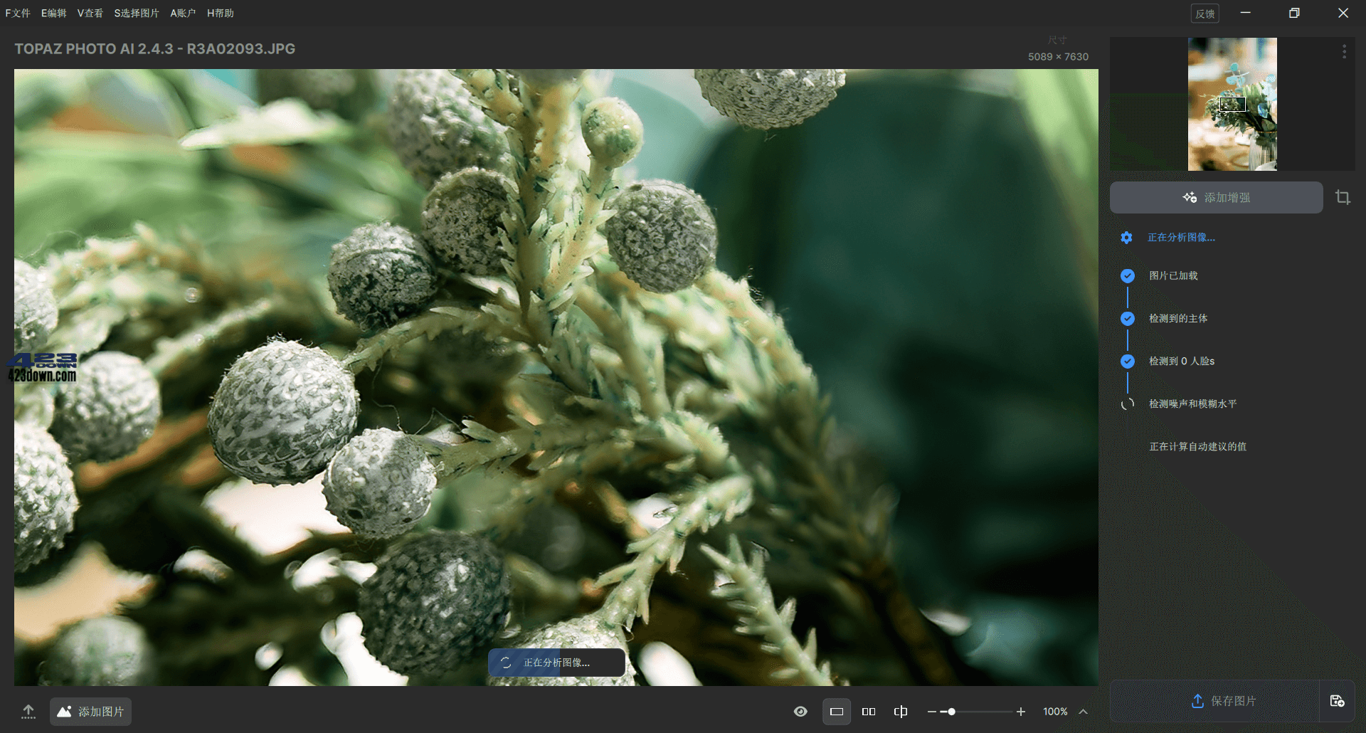 Topaz Photo AI中文破解版v3.4.1绿色便携版