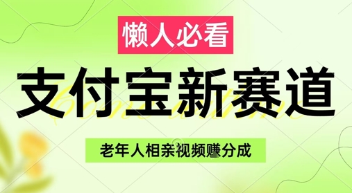 支付宝新赛道，利用老年人相亲视频，挣分成收益，轻松月入过W，操作简单网赚项目-美肚杀分享