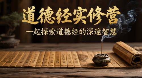 道德经实修营，一起探索道德经的深邃智慧网赚项目-美肚杀分享