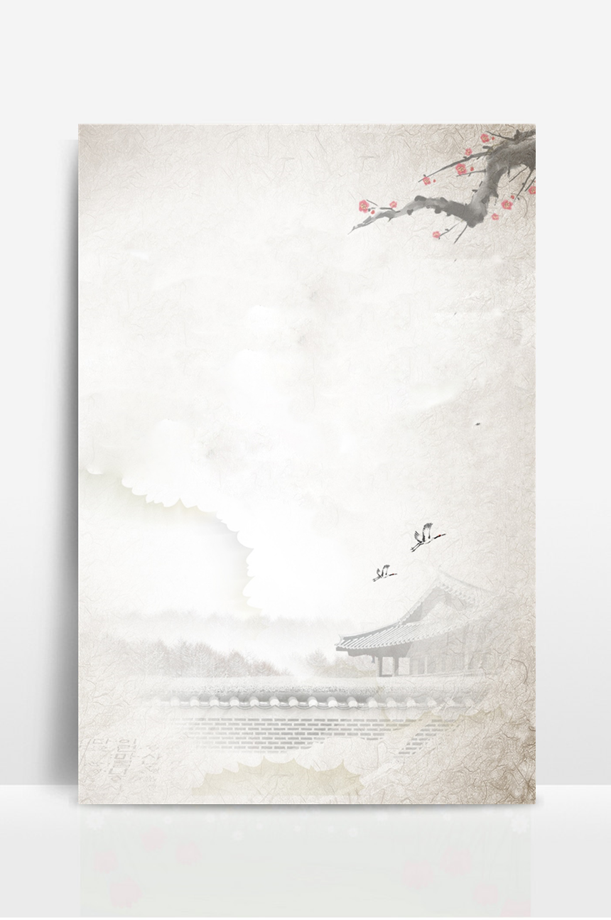 水墨古风信纸-美肚杀分享