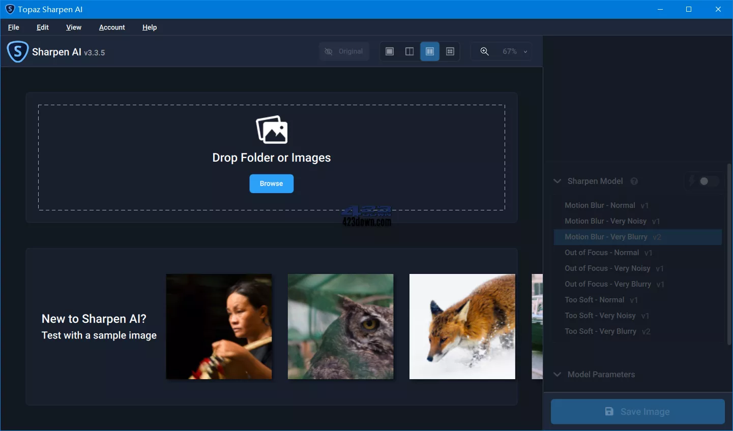 Topaz_Sharpen_AI 4.1.0 / 3.3.5_破解便携版-美肚杀分享
