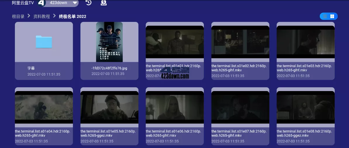 阿里云盘TV v1.1.5 第三方阿里云盘电视版app-美肚杀分享