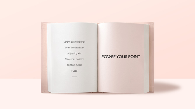 创意书本纸张文本PPT模板-美肚杀分享