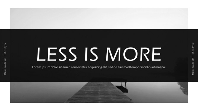 素雅灰黑简约时尚PPT模板-美肚杀分享