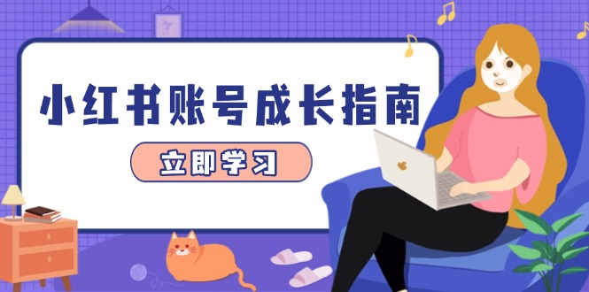 小红书账号成长指南,爆款选题+精准定位+数据分析,系统提升账号变现能力网赚项目-美肚杀分享