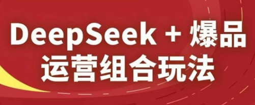 DeepSeek+爆品运营组合玩法，2025淘系精品课网赚项目-美肚杀分享