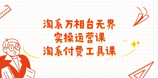淘系万相台无界实操运营课：淘系付费工具课（63节课）网赚项目-美肚杀分享
