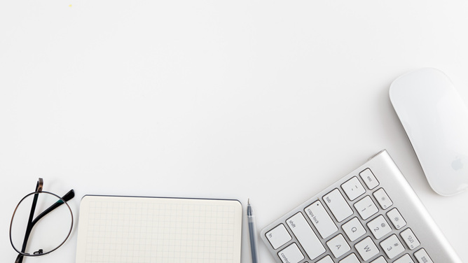 键盘笔记本桌面PPT背景图片-美肚杀分享