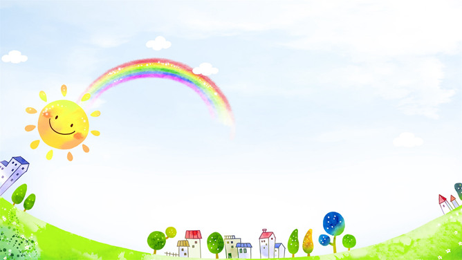 可爱卡通PPT背景图片合集(二)-美肚杀分享