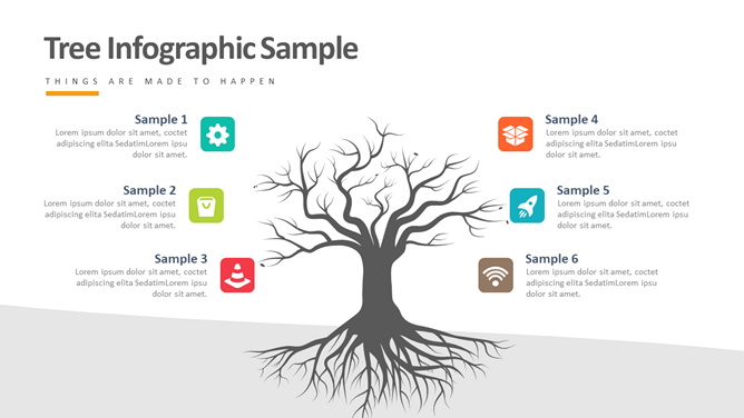 大树树根树枝PPT素材-美肚杀分享