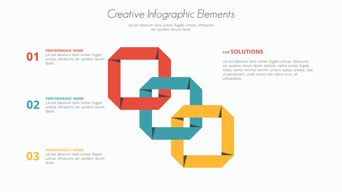 三项关联关系PPT图形-美肚杀分享