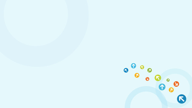 清新箭头PPT背景图片-美肚杀分享