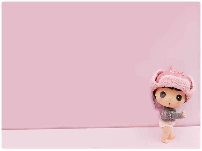 12张小清新可爱PPT背景-美肚杀分享