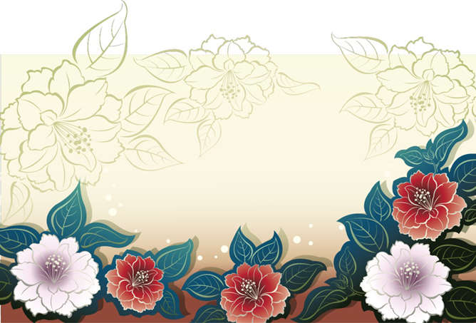 国色天香牡丹PPT背景图片-美肚杀分享