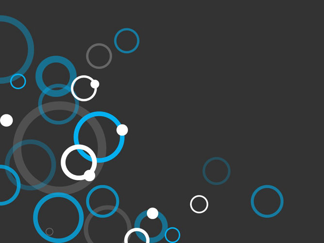 圆圈圆环PowerPoint背景-美肚杀分享