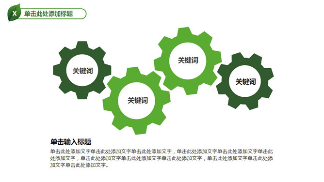 四项联动关系说明PPT模板-美肚杀分享