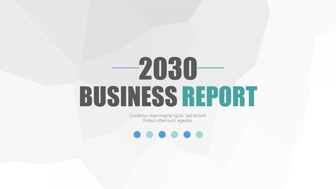 简约商务汇报通用PPT模板-美肚杀分享