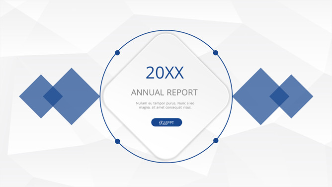 极简多图表多用途PPT模板-美肚杀分享