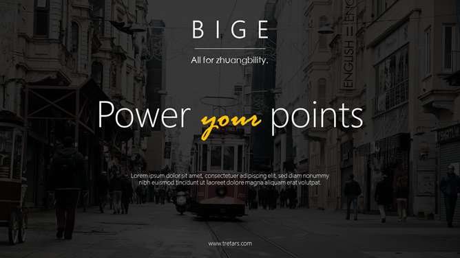 黑黄配色欧美风杂志风PPT模板-美肚杀分享