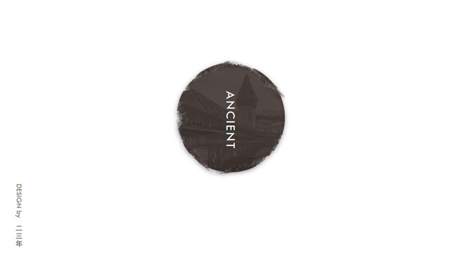 极简文艺艺术设计PPT模板-美肚杀分享