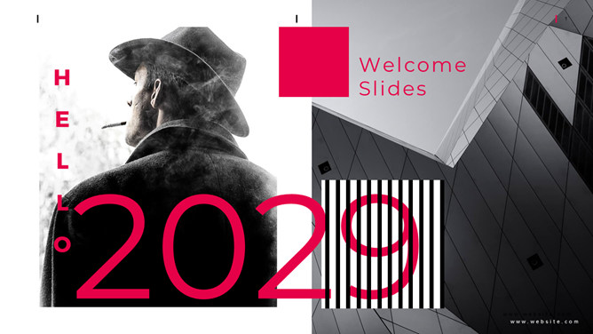 杂志风时尚欧美范PPT模板-美肚杀分享