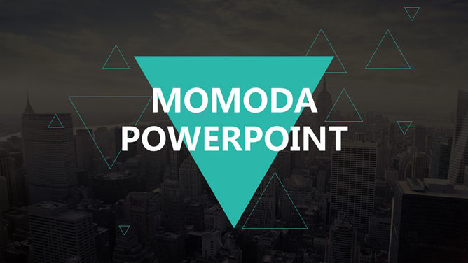 时尚多用途幻灯片模板下载-美肚杀分享