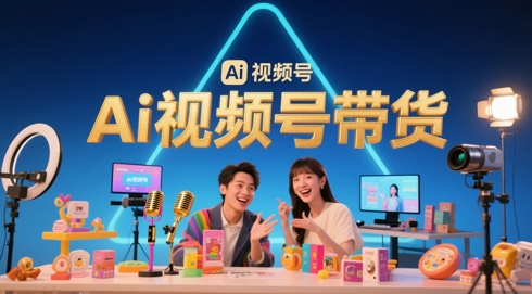 风口已至！AI视频号带货轻松月入过1W，99%的普通人却卡在内容制作门槛网赚项目-美肚杀分享