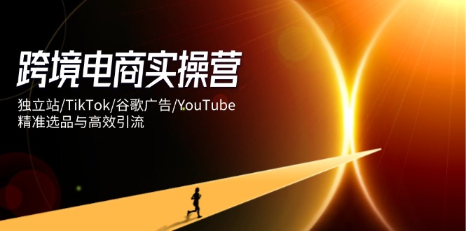 跨境电商实操营:独立站/TikTok/谷歌广告/YouTube,精准选品与高效引流网赚项目-美肚杀分享