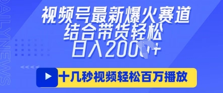 视频号最新爆火ai民国美女视频，轻松百万播放，结合带货日入数张网赚项目-美肚杀分享