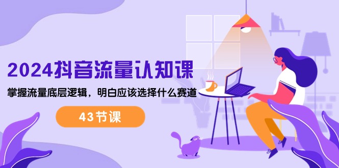 2024抖音流量·认知课:掌握流量底层逻辑,明白应该选择什么赛道 (43节课)网赚项目-美肚杀分享