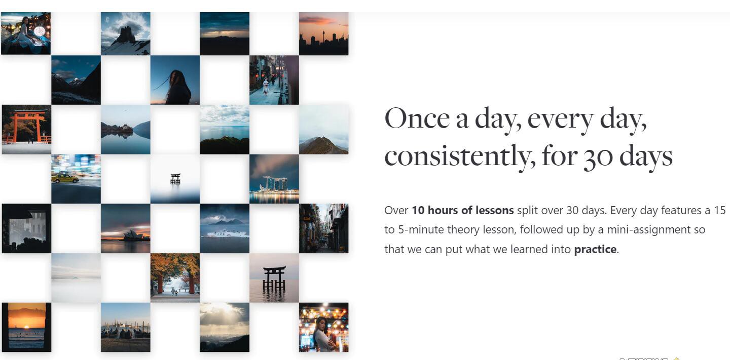 网红摄影师Pat Kay – 30天摄影基础知识加速器教程-美肚杀分享