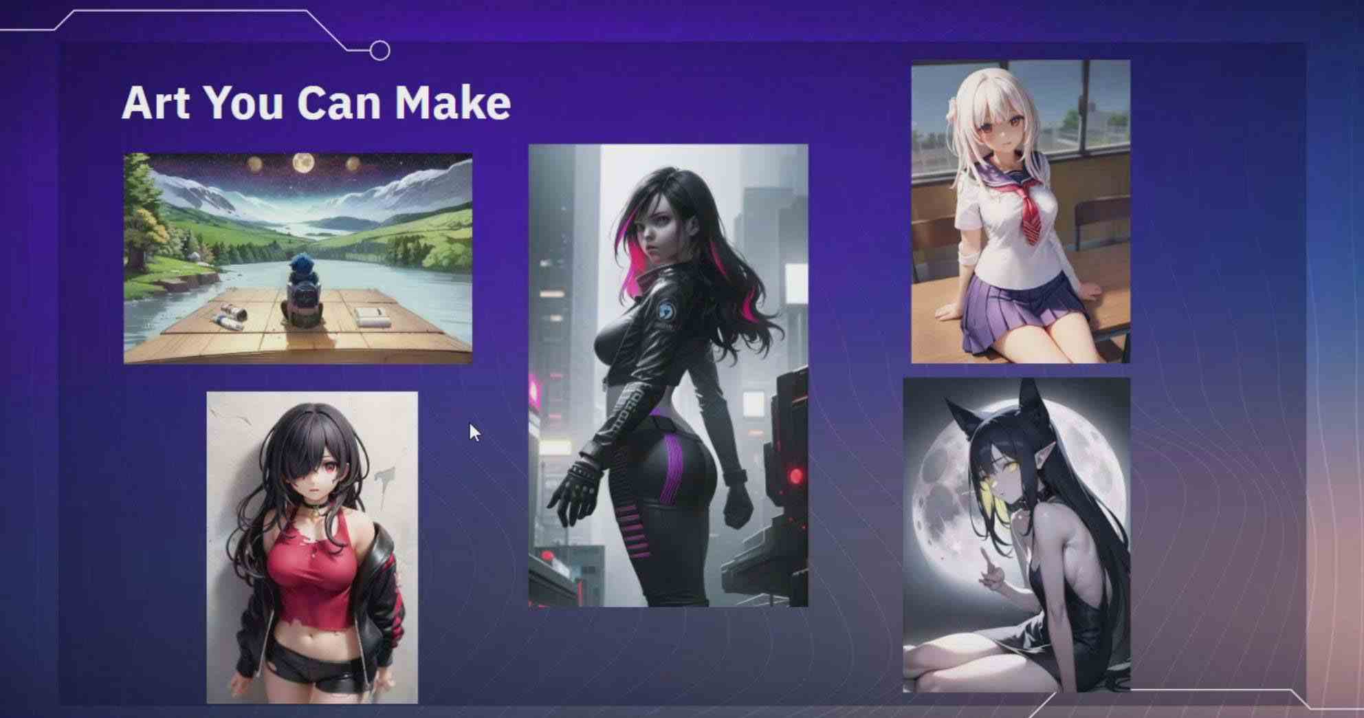 利用Stable Diffusion AI人工智能生成动漫艺术分步教程-美肚杀分享