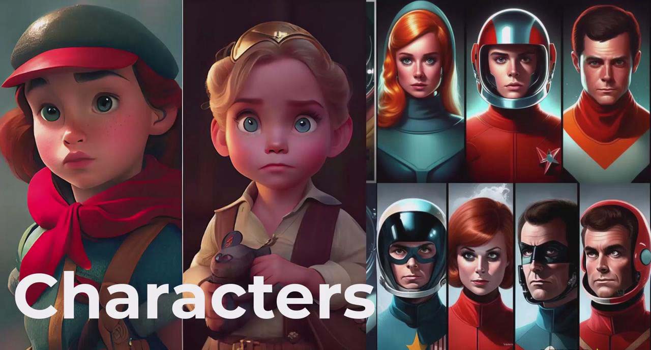 掌握 MidJourney V5 AI + ChatGPT创建一致的角色设计图像-美肚杀分享