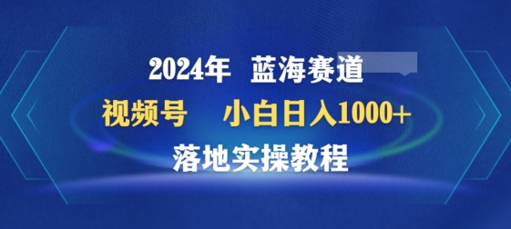 2024年视频号蓝海赛道百家讲坛，小白日入1000+，落地实操教程网赚项目-美肚杀分享