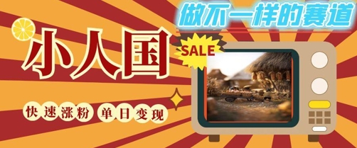 DeepSeek+绘图+视频制作小人国微观视频，小白轻轻松松上手，条条爆款，条条变现，单日就能收益网赚项目-美肚杀分享