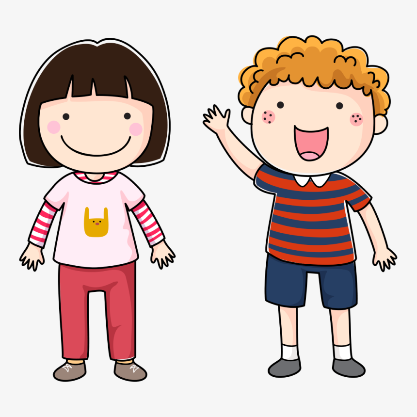 幼儿园的小男孩和小女孩-美肚杀分享