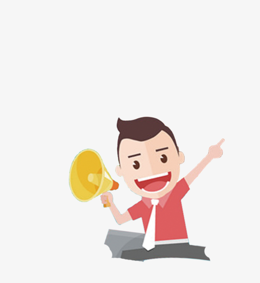 喇叭卡通人物男-美肚杀分享