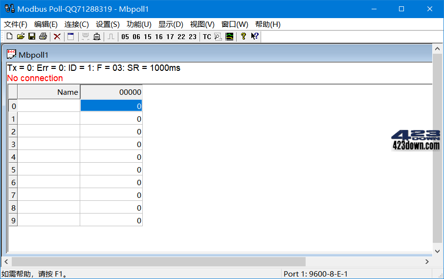 Modbus Poll v9.9.2_Build 1690 汉化破解版-美肚杀分享