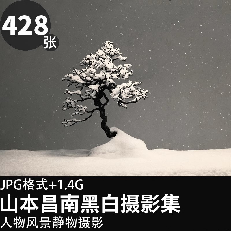 428张,山本昌南黑白摄影 日本静物风景人物美术艺术摄影 电子版照片素材-美肚杀分享