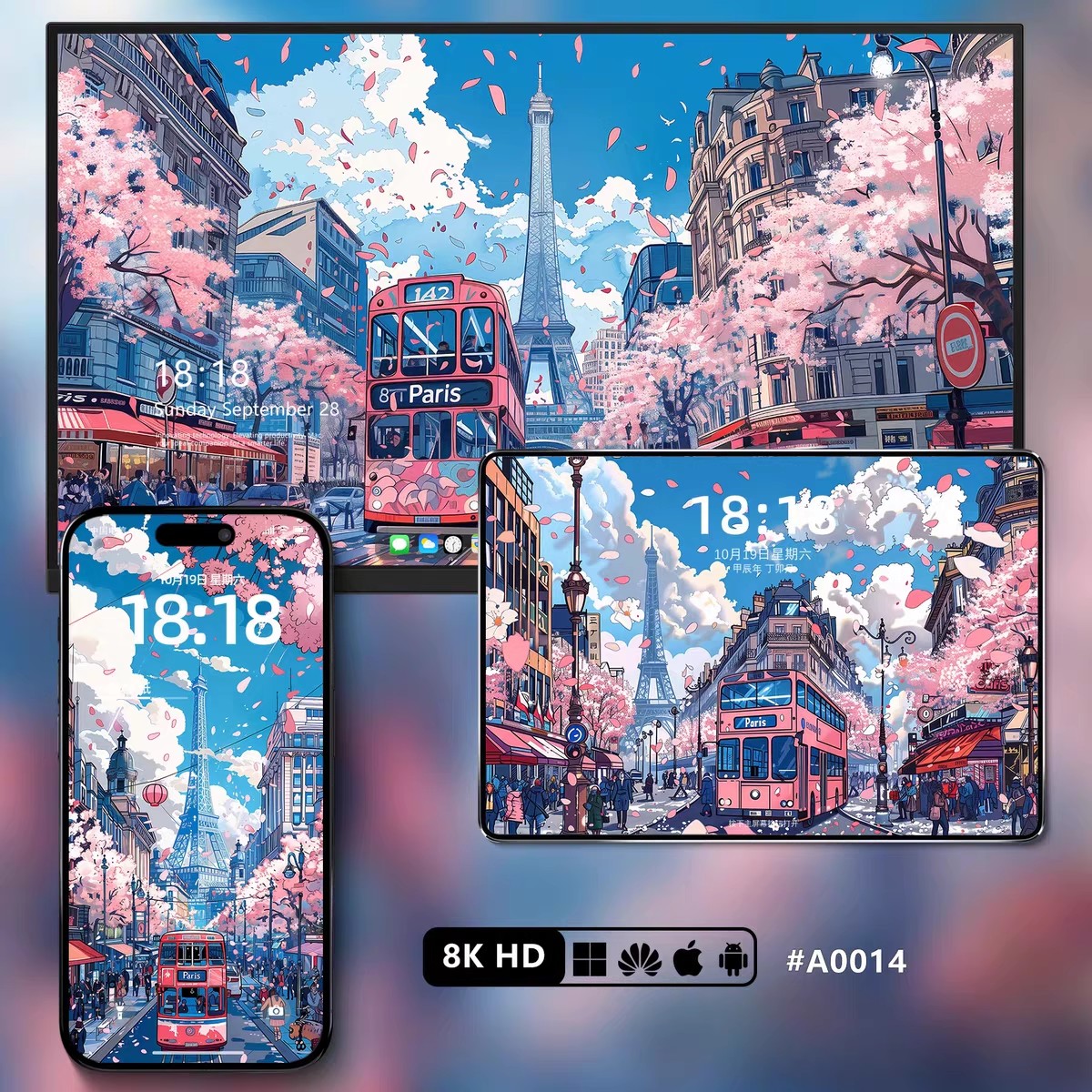 图片[12]-60 张 8K 碧野蓝波壁纸，苹果、iPad 都适配-美肚杀分享
