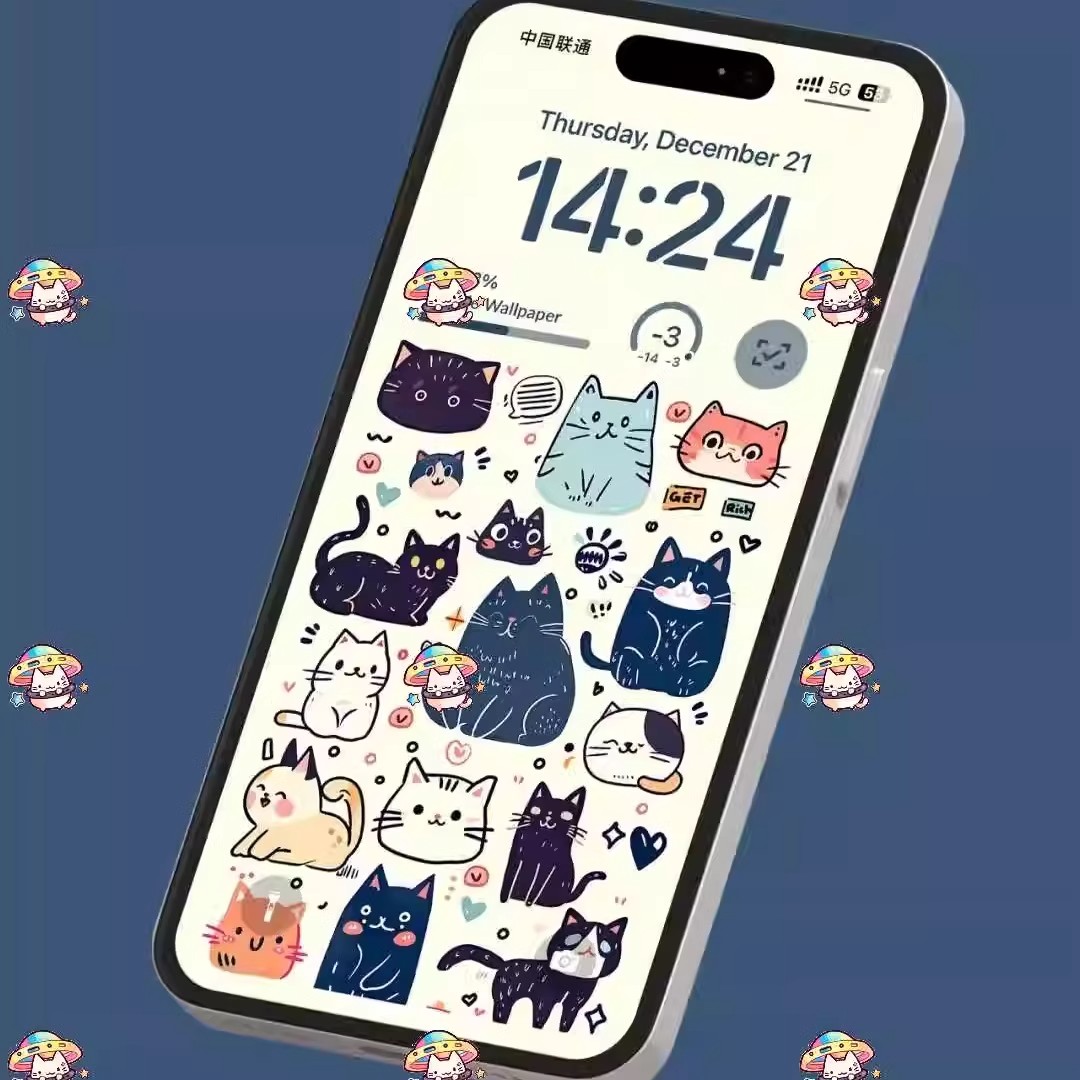 图片[9]-萌宠控狂喜！8 张可爱猫咪壁纸，可爱暴击，免费分享-美肚杀分享