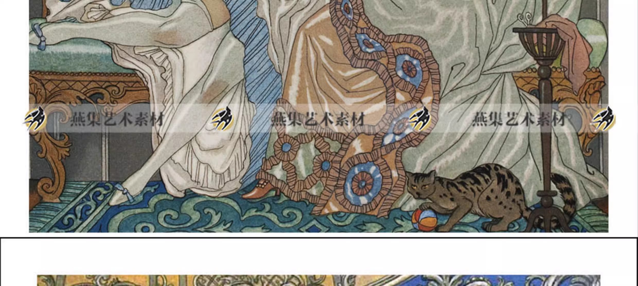 图片[3]-244幅，乔治巴比尔George Barbier法国装饰Art Deco艺术插画设计参考素材-美肚杀分享