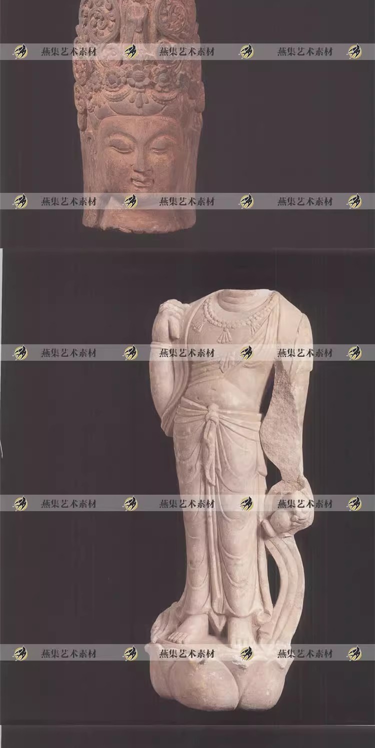 图片[3]-232幅，古代雕塑佛像造像样式与风格学习收藏传统手工艺研究参考图片素材-美肚杀分享