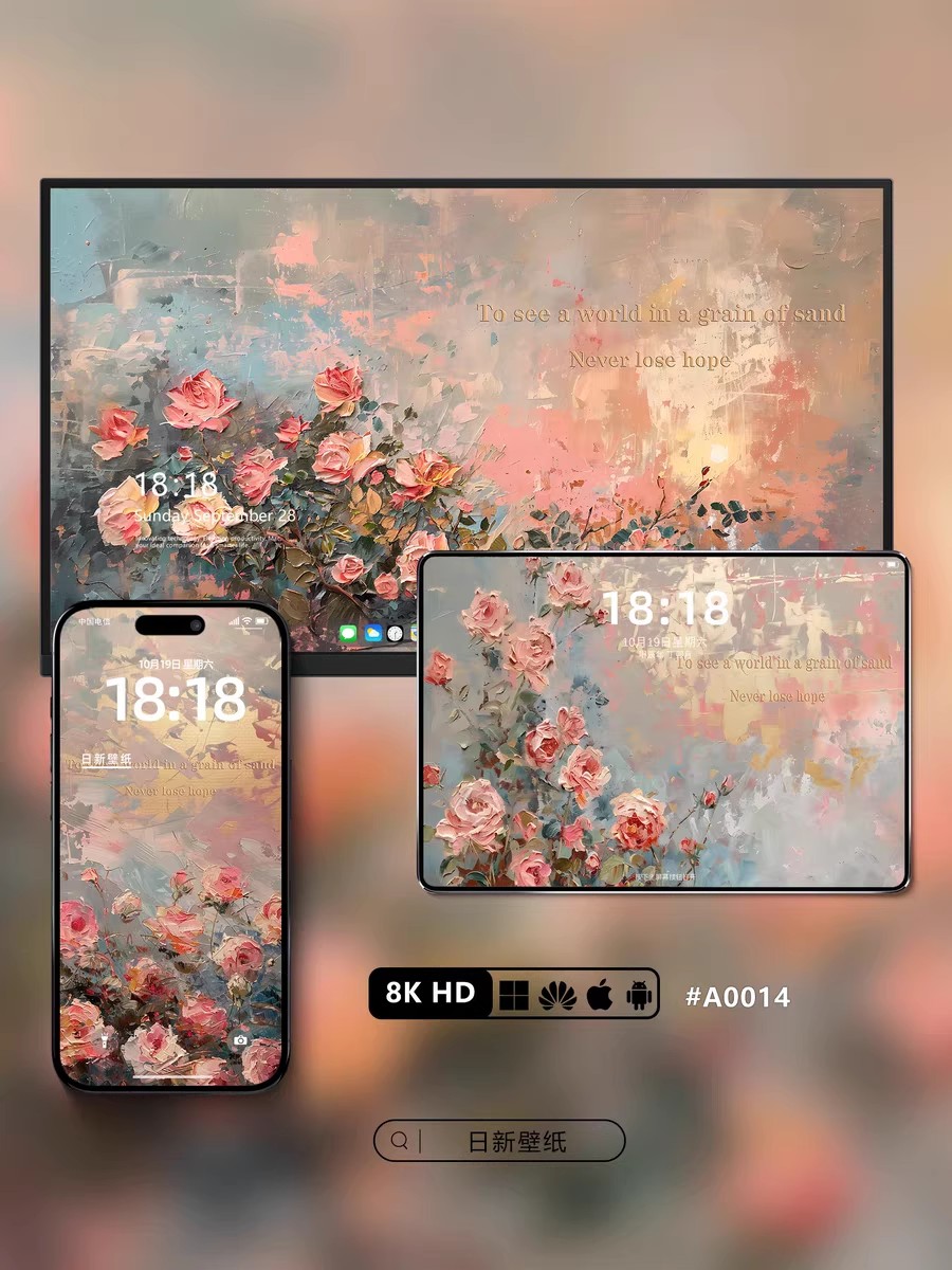 60 张 8K 碧野蓝波壁纸，苹果、iPad 都适配-美肚杀分享