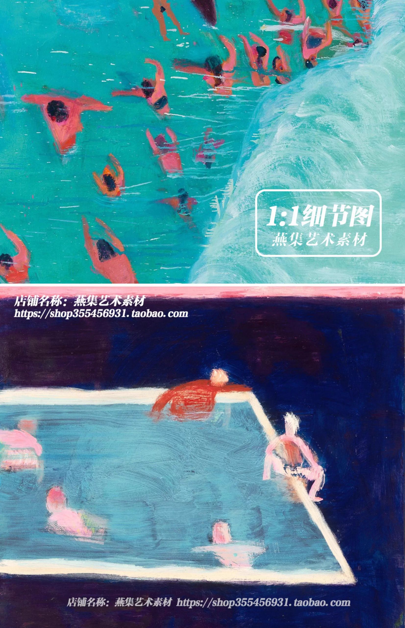 图片[4]-94幅，凯瑟琳布拉德福德Katherine Bradford抽象油画画芯参考电子图素材-美肚杀分享
