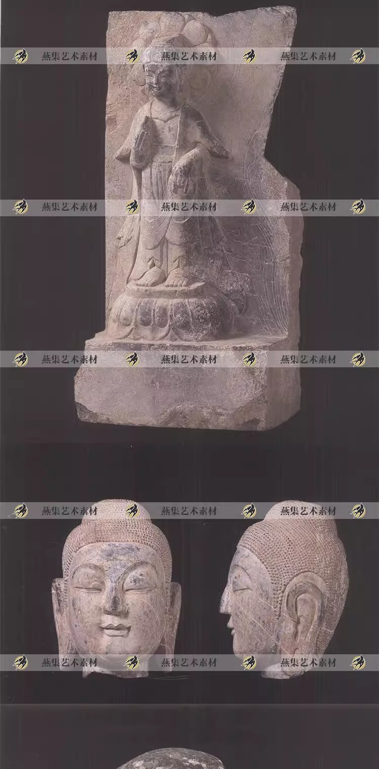 图片[4]-232幅，古代雕塑佛像造像样式与风格学习收藏传统手工艺研究参考图片素材-美肚杀分享
