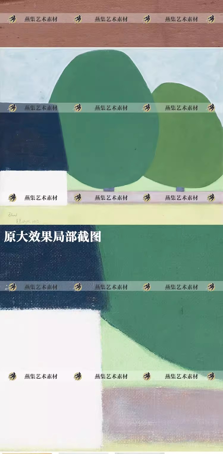 图片[4]-72幅，阿克塞尔卡格尔Axel Kargel油画作品 抽象极简几何装饰画电子素材-美肚杀分享