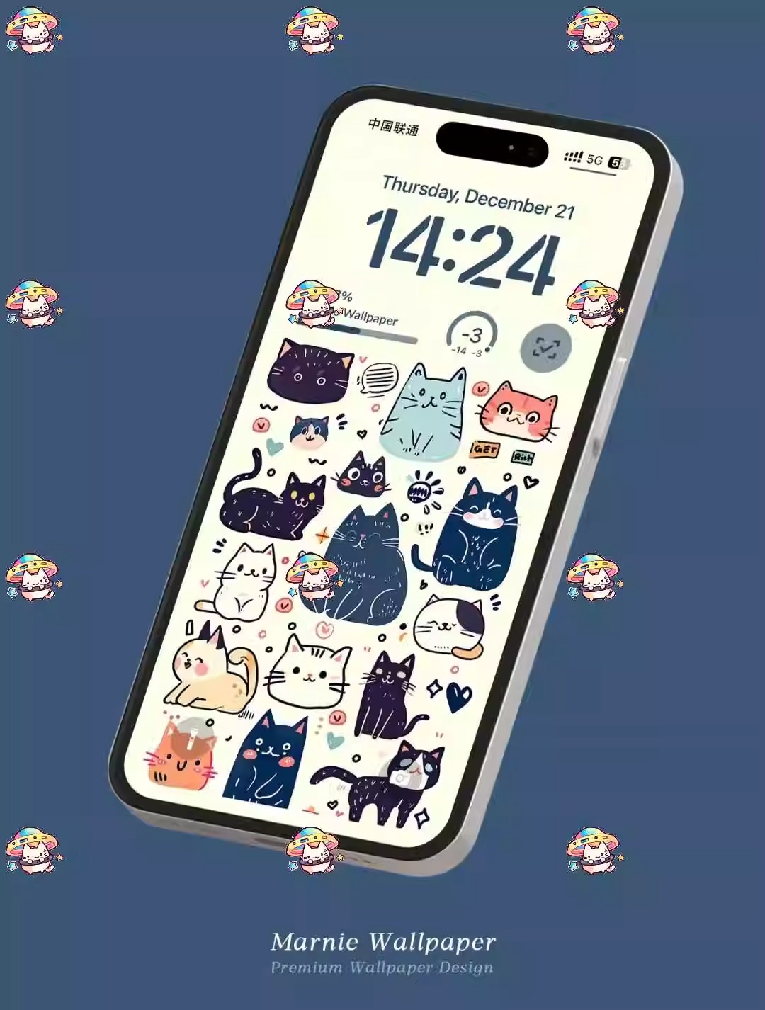 图片[5]-萌宠控狂喜！8 张可爱猫咪壁纸，可爱暴击，免费分享-美肚杀分享