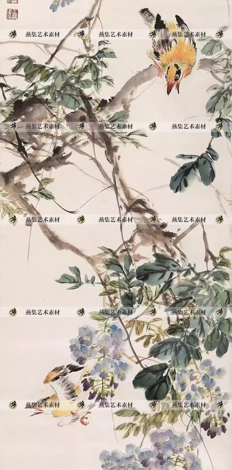 图片[4]-135幅，王雪涛国画绘画合集 写意画 没骨花鸟水墨临摹参考电子版图片素材-美肚杀分享